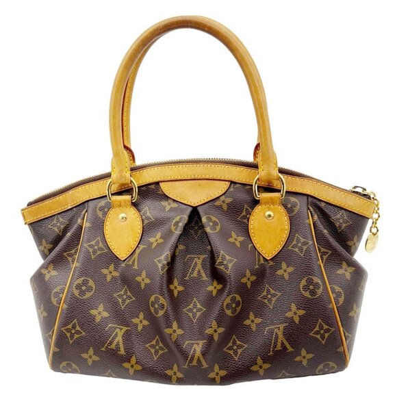 Louis Vuitton  Tivoli PM Monogram Canvas Satchel Bag Brown - Picture 1 of 13